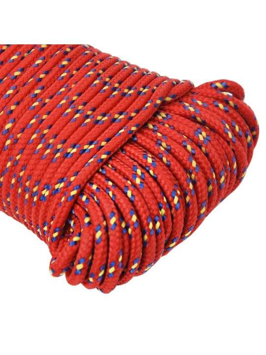 Lodní lano červené 5 mm 25 m polypropylen