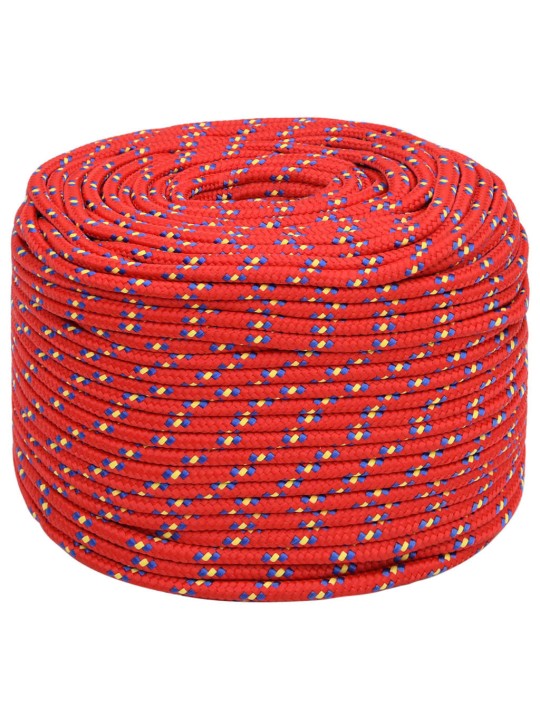 Lodní lano červené 10 mm 25 m polypropylen