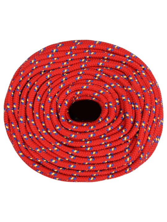 Lodní lano červené 10 mm 25 m polypropylen