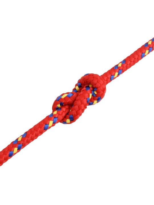 Lodní lano červené 10 mm 100 m polypropylen