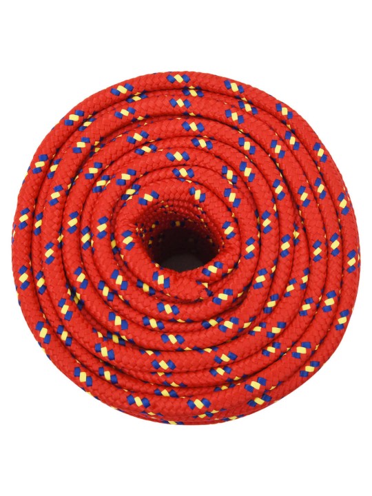 Lodní lano červené 12 mm 100 m polypropylen