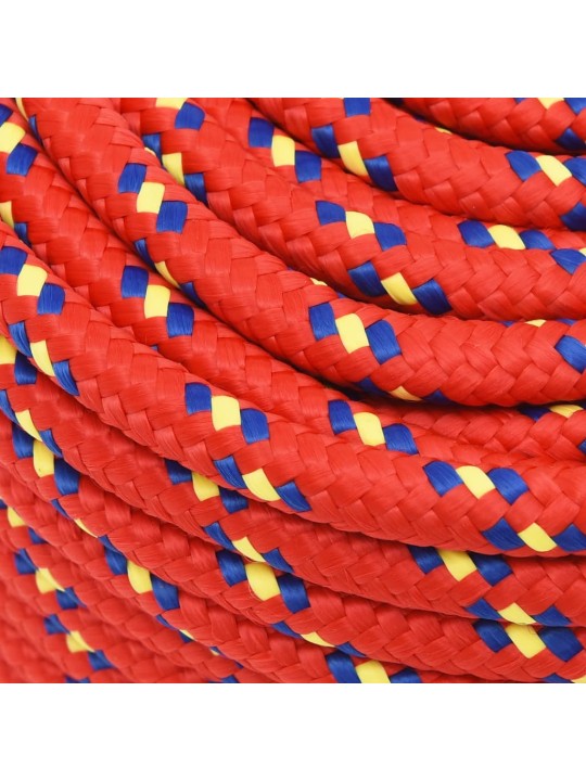 Lodní lano červené 12 mm 100 m polypropylen