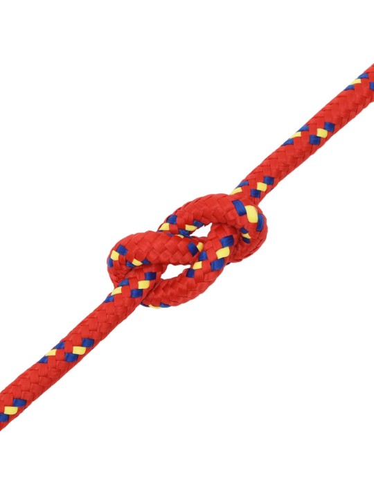 Lodní lano červené 12 mm 100 m polypropylen