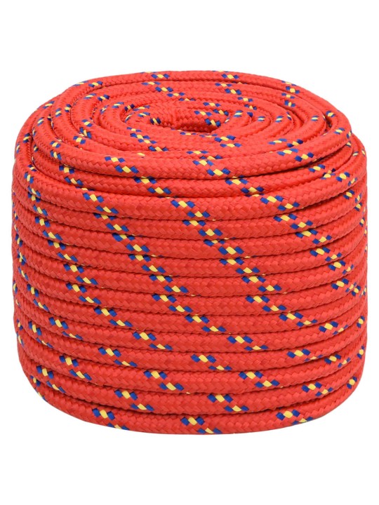 Lodní lano červené 18 mm 25 m polypropylen