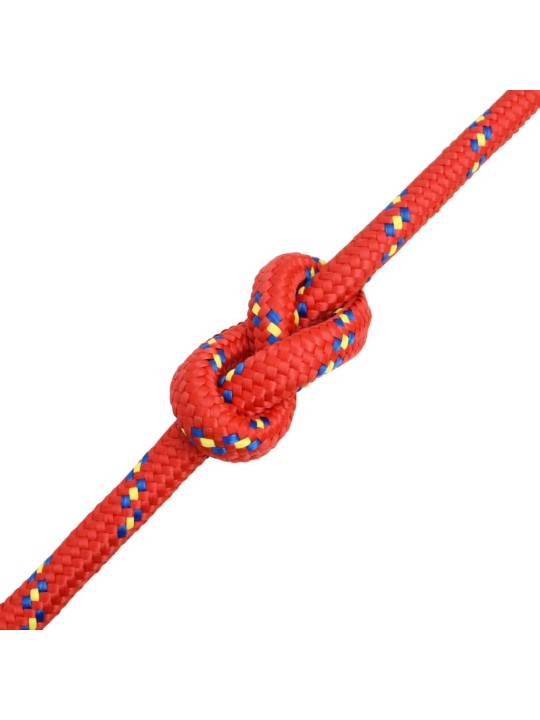 Lodní lano červené 20 mm 25 m polypropylen