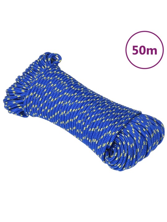 Lodní lano modré 5 mm 50 m polypropylen