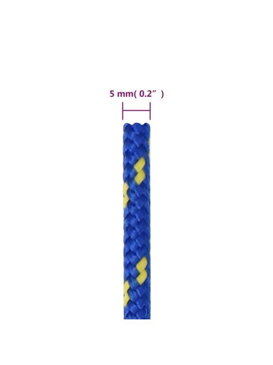 Lodní lano modré 5 mm 50 m polypropylen