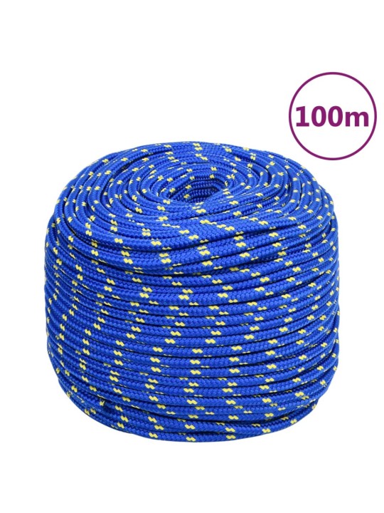 Lodní lano modré 10 mm 100 m polypropylen