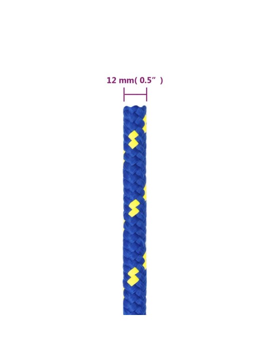 Lodní lano modré 12 mm 25 m polypropylen