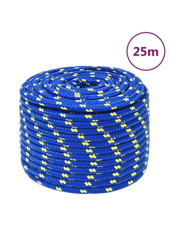 Lodní lano modré 14 mm 25 m polypropylen