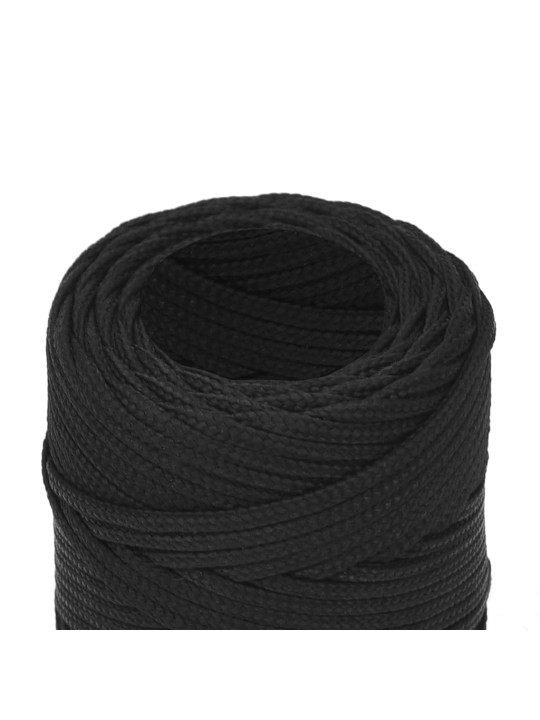 Lodní lano celočerné 2 mm 50 m polypropylen