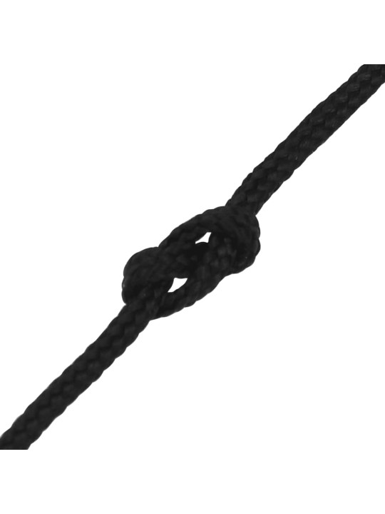 Lodní lano celočerné 3 mm 25 m polypropylen