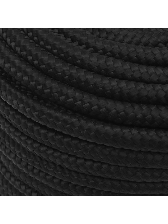 Lodní lano celočerné 12 mm 25 m polypropylen