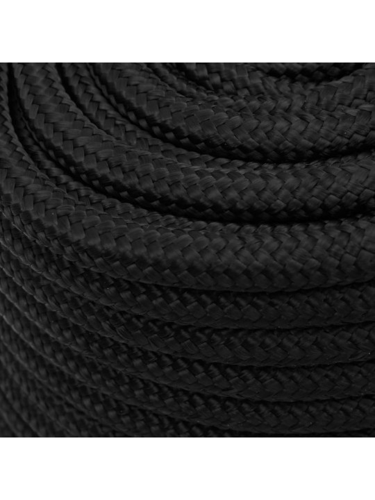 Lodní lano celočerné 16 mm 100 m polypropylen