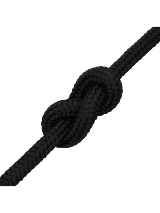 Lodní lano celočerné 16 mm 100 m polypropylen