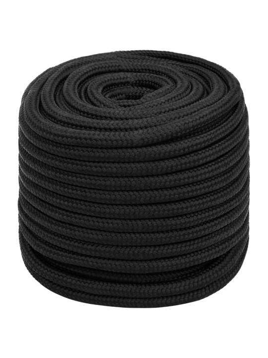 Lodní lano celočerné 18 mm 50 m polypropylen