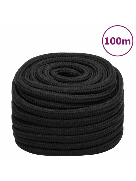 Lodní lano celočerné 20 mm 100 m polypropylen