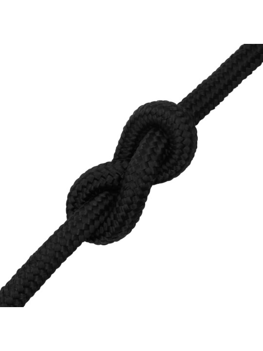 Lodní lano celočerné 20 mm 100 m polypropylen