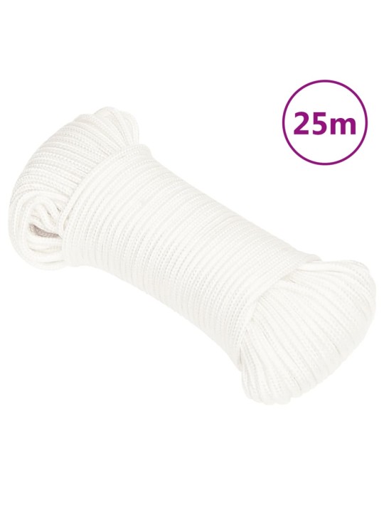 Lodní lano celobílé 4 mm 25 m polypropylen