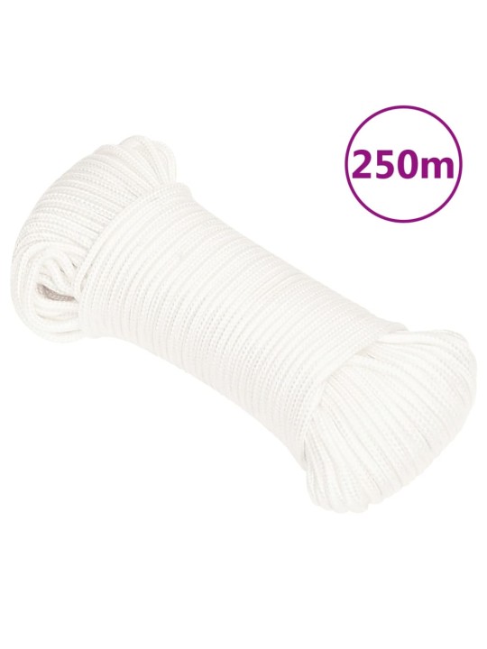 Lodní lano celobílé 4 mm 250 m polypropylen