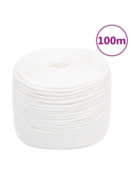 Lodní lano celobílé 8 mm 100 m polypropylen