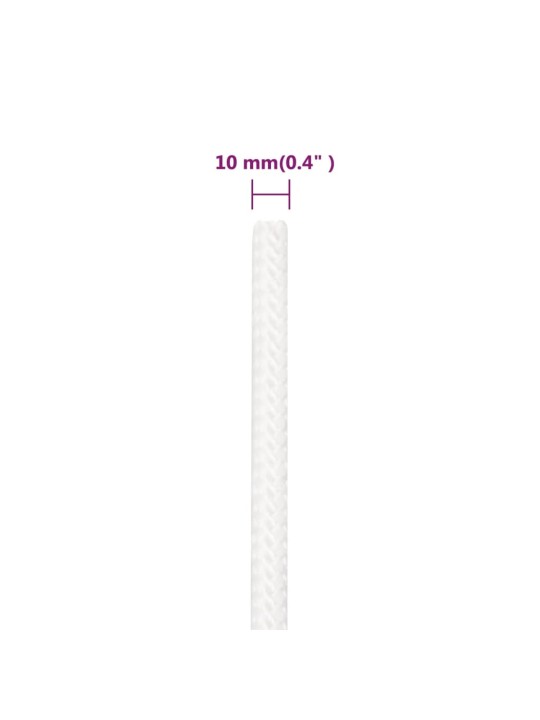 Lodní lano celobílé 10 mm 50 m polypropylen