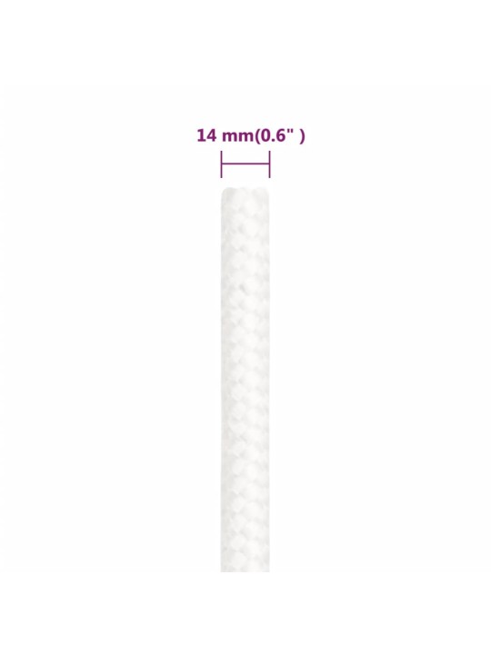 Lodní lano celobílé 14 mm 250 m polypropylen