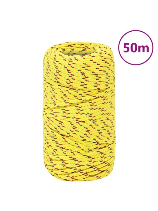 Lodní lano žluté 2 mm 50 m polypropylen