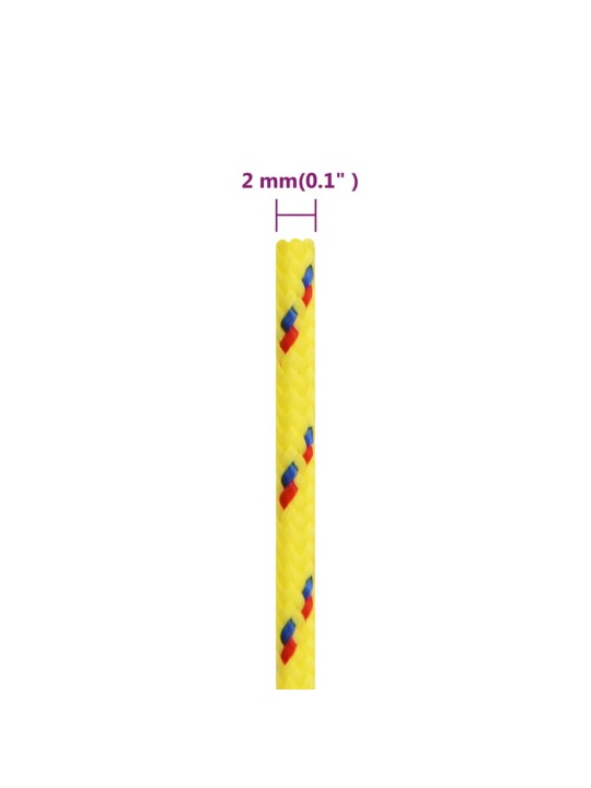 Lodní lano žluté 2 mm 500 m polypropylen