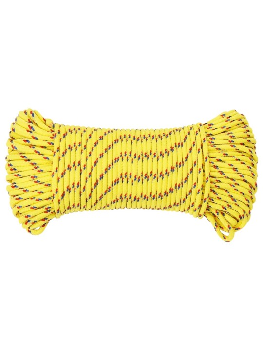Lodní lano žluté 4 mm 250 m polypropylen