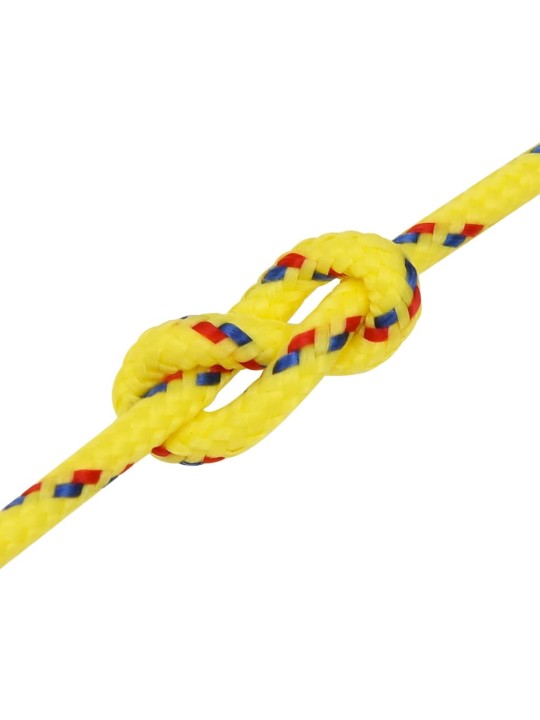 Lodní lano žluté 4 mm 250 m polypropylen