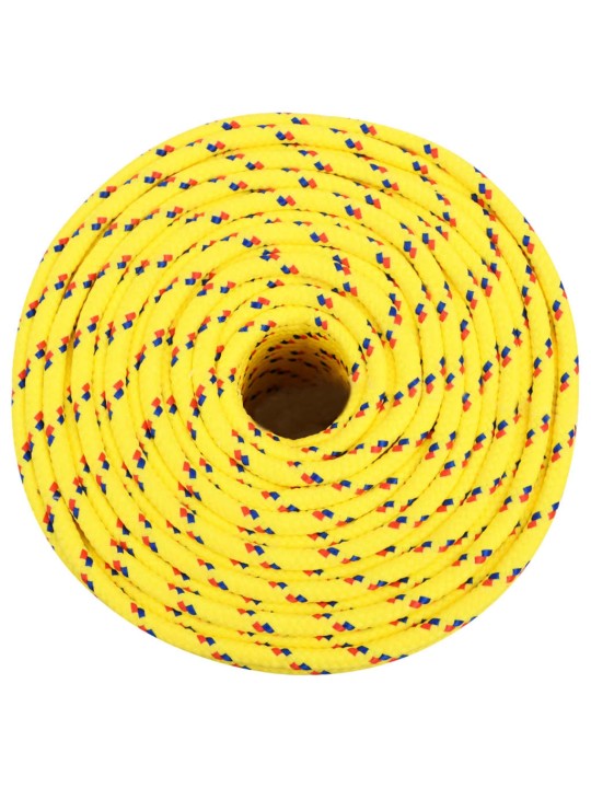 Lodní lano žluté 8 mm 50 m polypropylen