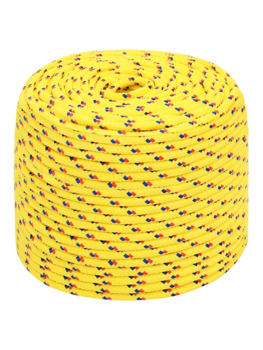 Lodní lano žluté 8 mm 500 m polypropylen