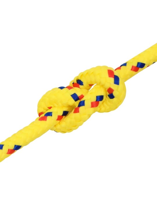Lodní lano žluté 8 mm 500 m polypropylen