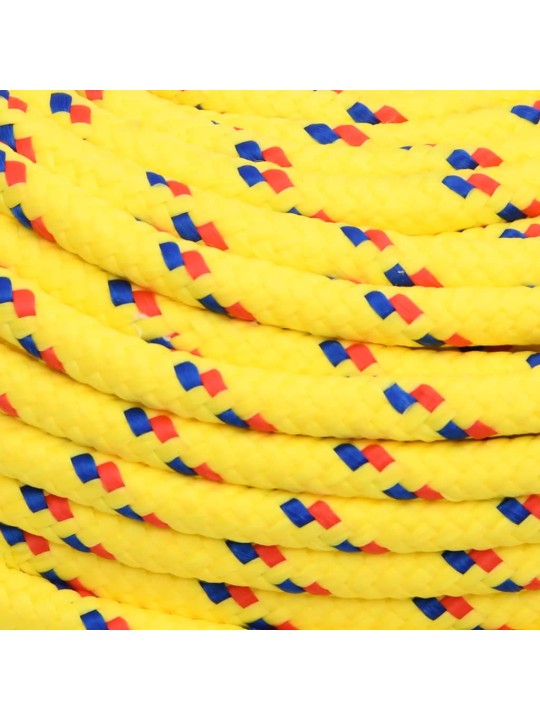 Lodní lano žluté 10 mm 50 m polypropylen