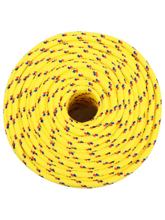 Lodní lano žluté 10 mm 100 m polypropylen