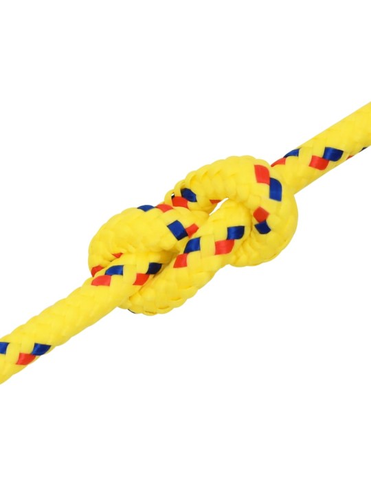 Lodní lano žluté 10 mm 500 m polypropylen