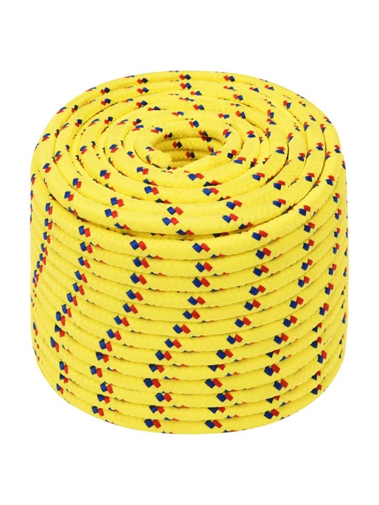 Lodní lano žluté 14 mm 25 m polypropylen