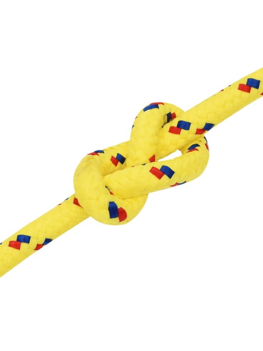 Lodní lano žluté 14 mm 250 m polypropylen