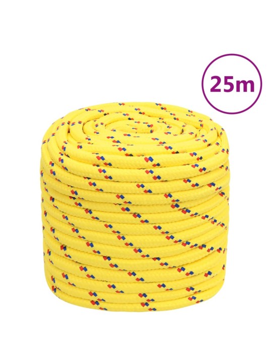 Lodní lano žluté 16 mm 25 m polypropylen