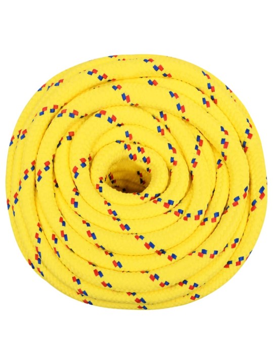 Lodní lano žluté 18 mm 100 m polypropylen