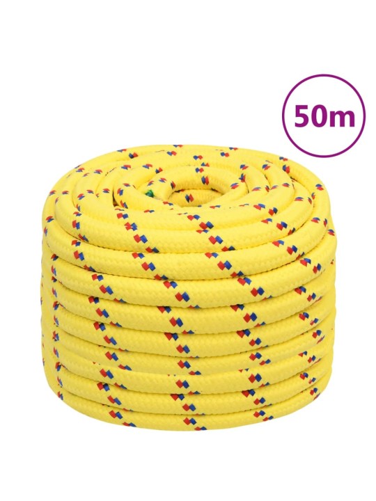 Lodní lano žluté 20 mm 50 m polypropylen
