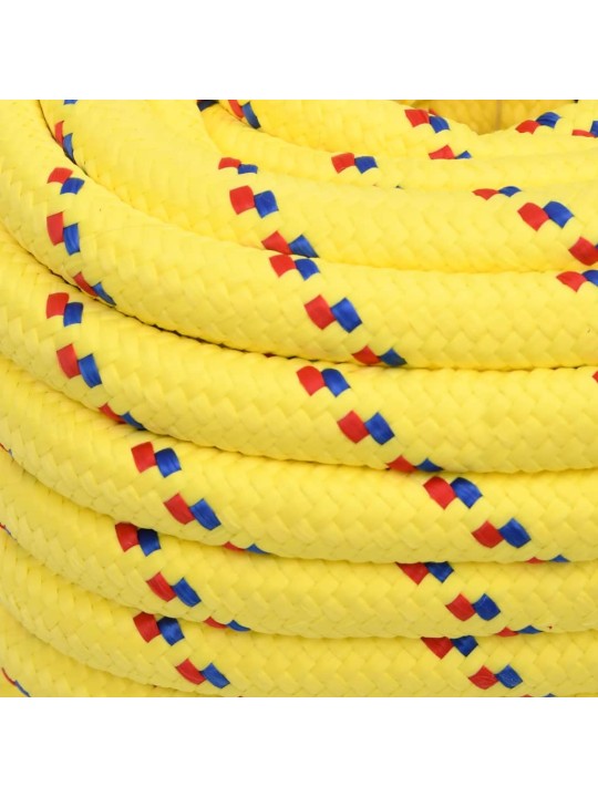 Lodní lano žluté 20 mm 100 m polypropylen