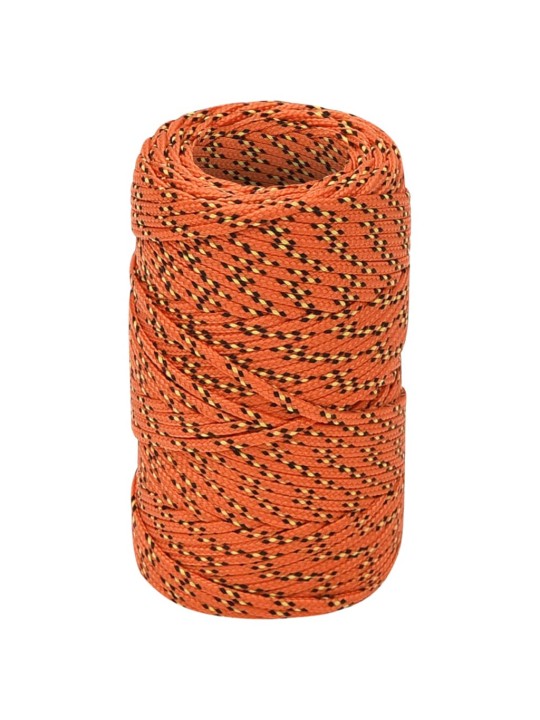 Lodní lano oranžové 2 mm 100 m polypropylen