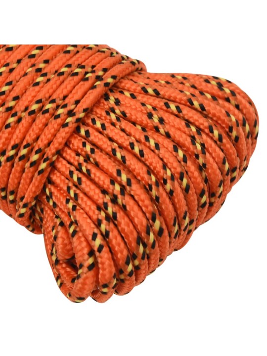 Lodní lano oranžové 3 mm 100 m polypropylen