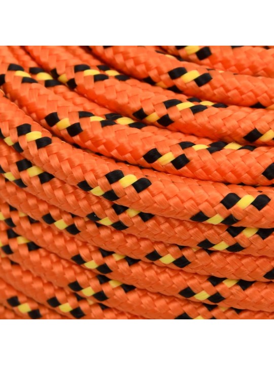 Lodní lano oranžové 10 mm 100 m polypropylen