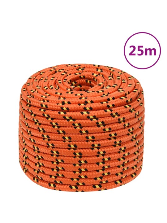 Lodní lano oranžové 12 mm 25 m polypropylen