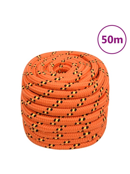 Lodní lano oranžové 20 mm 50 m polypropylen