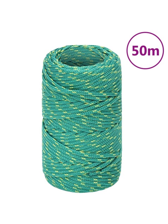 Lodní lano zelené 2 mm 50 m polypropylen