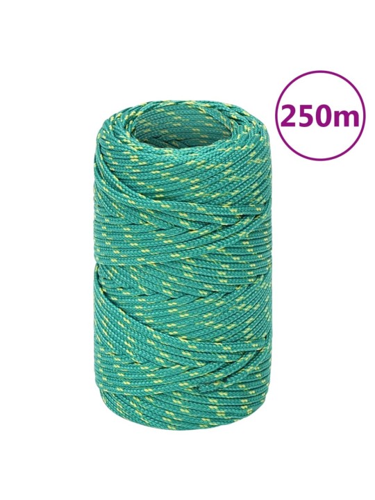 Lodní lano zelené 2 mm 250 m polypropylen